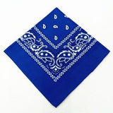 bandana bleu femme motif royalbandana
