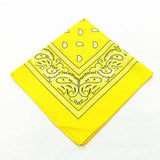 bandana jaune femme motif royalbandana