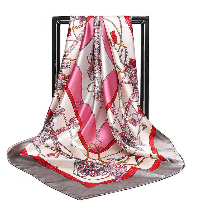 Serre-foulard Vintage Années 80 – Or, Fleur Avec Cabochon Perle – Bon état (occasion)