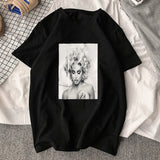 T-shirt Madonna Pin-up noir RoyalBandana