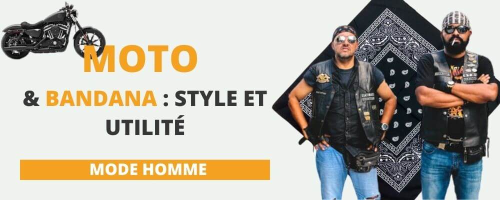 Bandana moto : utilité & comment le porter