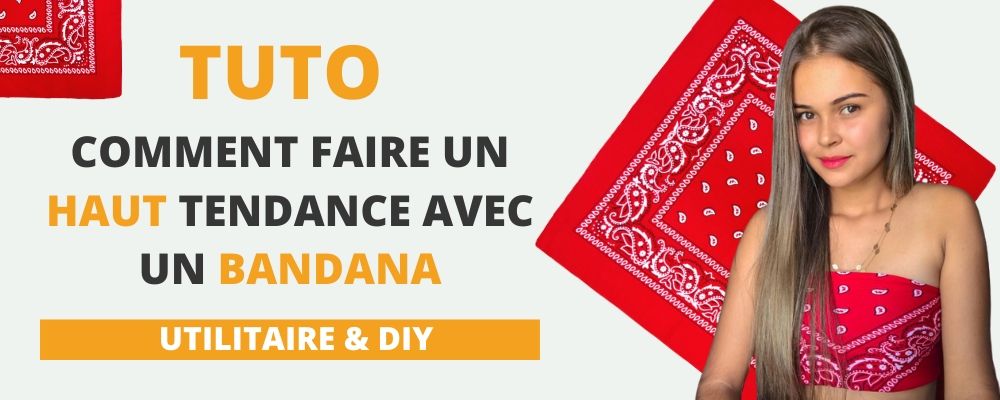 Comment faire un top et t-shirt avec un bandana