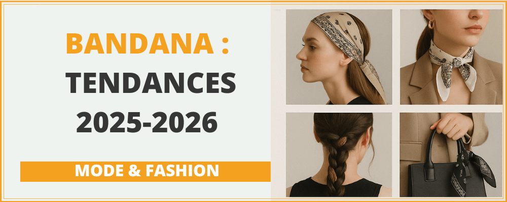 Tendances Bandana 2025-2026 : Quoi porter, quoi laisser tomber