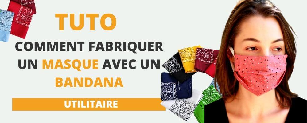 Tutoriel : comment faire un masque avec un bandana