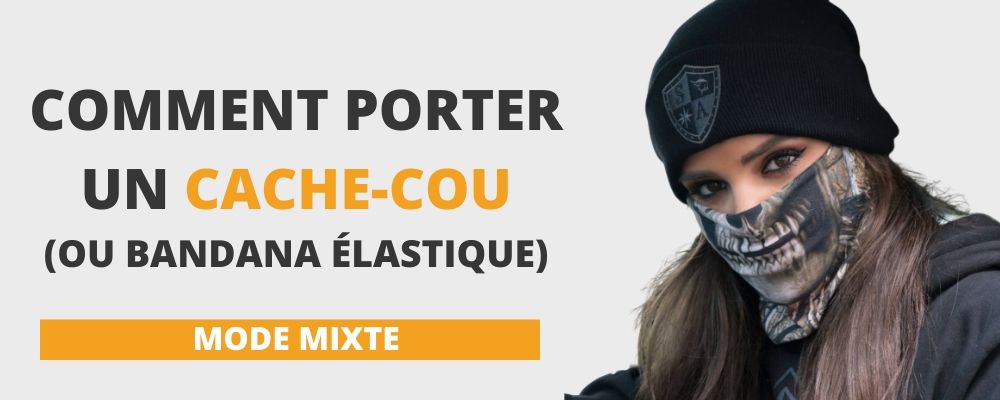 Cache Nez Moto Bandana Multifonction - Cache-cou élastique Respirant - Pour Sport Et Moto Cache Cou Homme