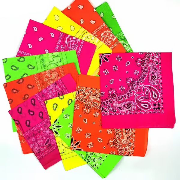 Lot de bandanas pour clubs et festivals