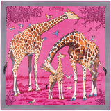 Bandana-Famille-Girafe-rose