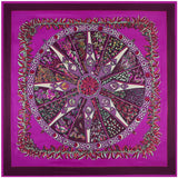 Bandana-Mosaique-Ornee-violet