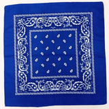 bandana bleu femme carré royalbandana