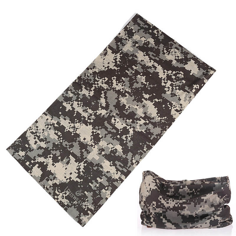 Bandana Camouflage Urbain 100% Coton - 54x54 Cm - Neuf Avec étiquettes - Unisexe