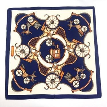 Bandana Carrosse bleu carré RoyalBandana