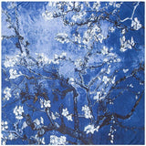 bandana arbre de vie fleurit bleu